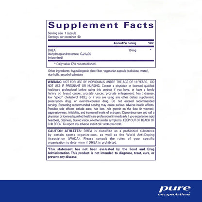 Pure Encapsulations DHEA 10mg